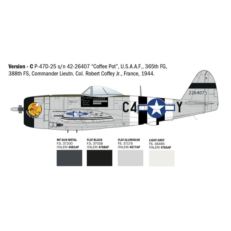 Italeri 2835S 1/48 P-47D Thunderbolt (E.T.O)