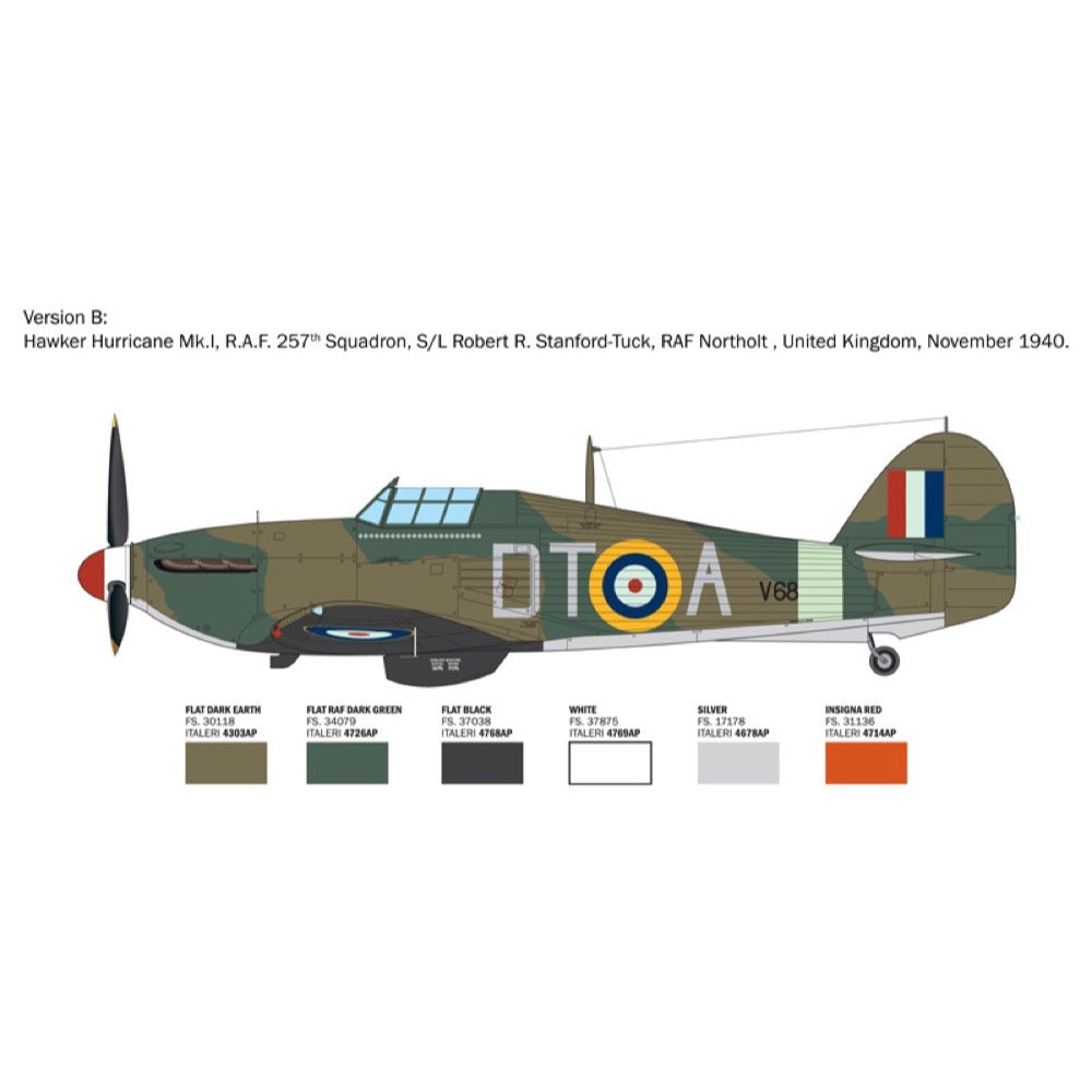 Italeri 2838S 1/48 Hurricane Mk.I Aces