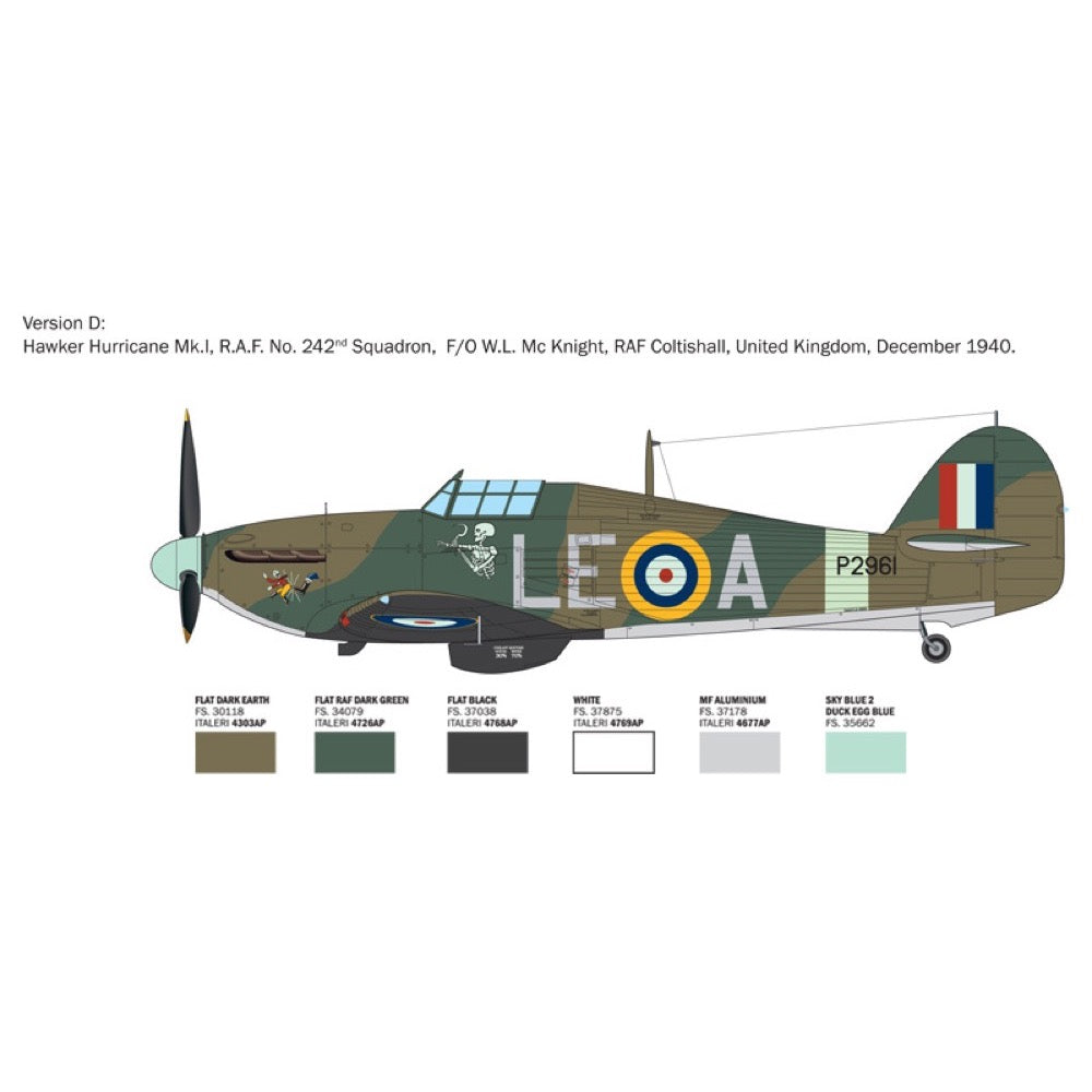 Italeri 2838S 1/48 Hurricane Mk.I Aces