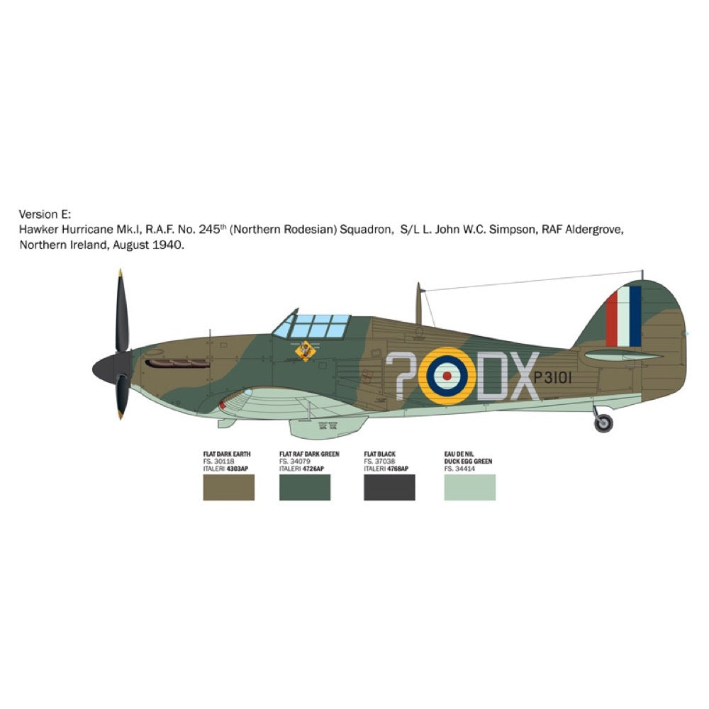 Italeri 2838S 1/48 Hurricane Mk.I Aces