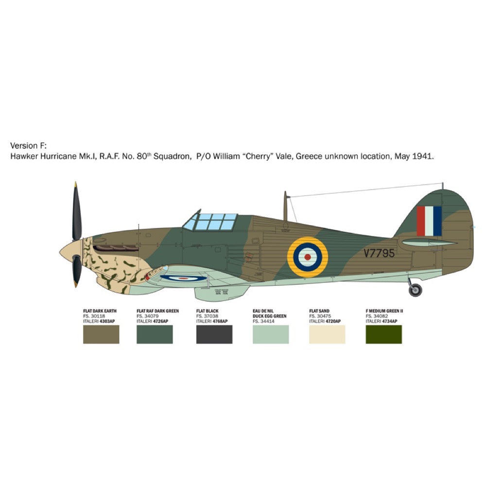 Italeri 2838S 1/48 Hurricane Mk.I Aces
