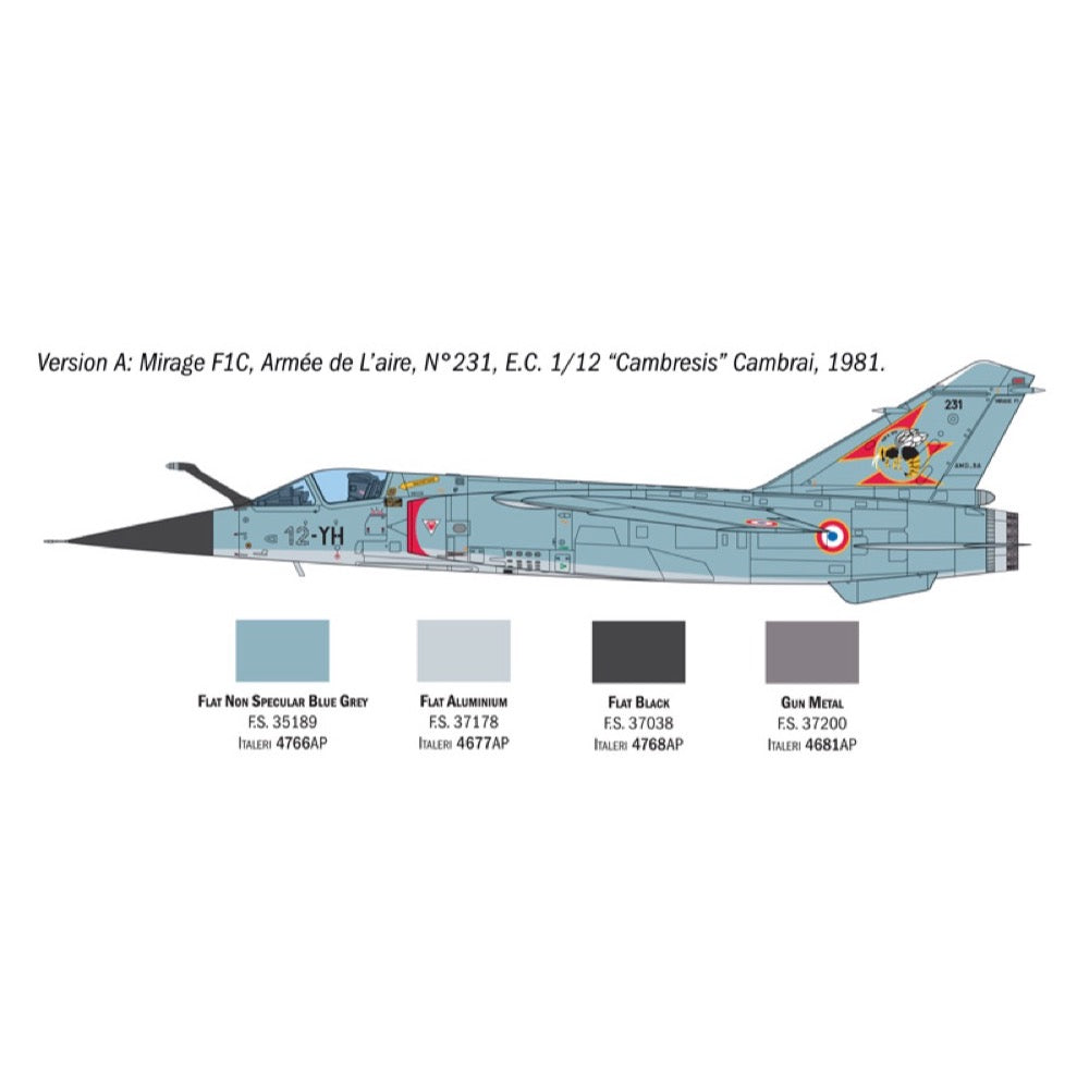 Italeri 2839S 1/48 Mirage F.1