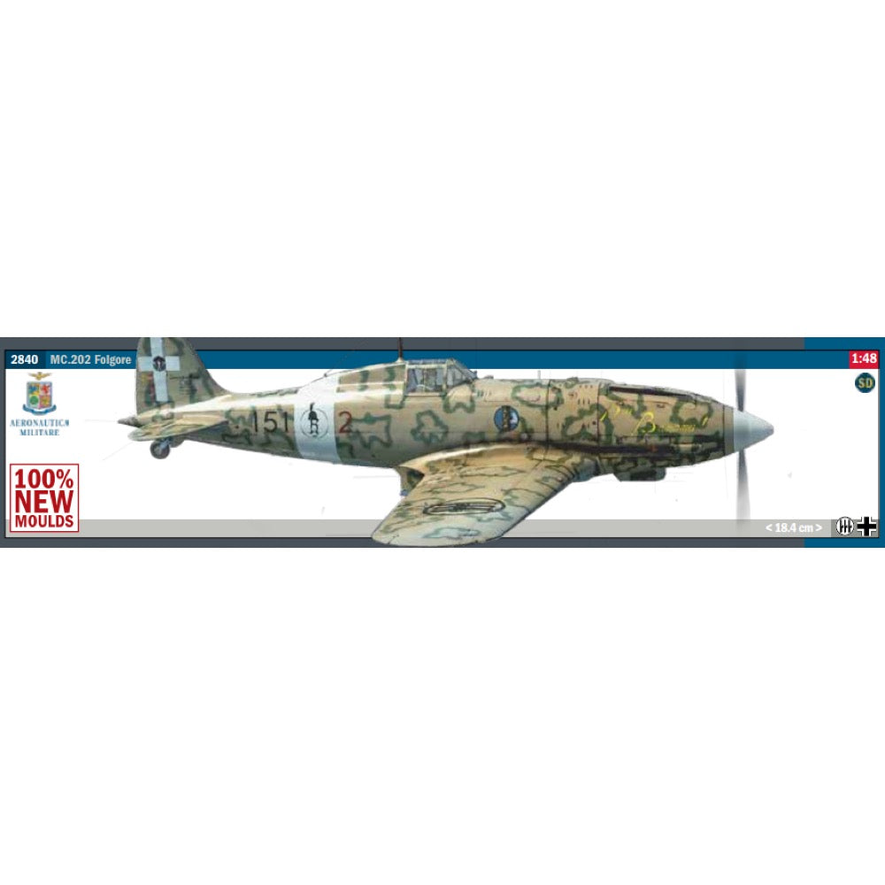 Italeri 2848S 1/48 Italian MC.202 Folgore