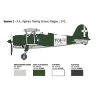 Italeri 2842S 1/48 Fiat CR.42 Falco Assault Night Fighter