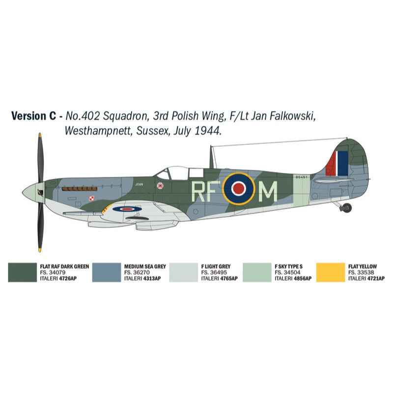 Italeri 2843A 1/72 Spitfire Mk. IX Aces