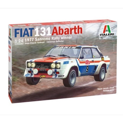 Italeri 3621S 1/24 Fiat 131 Abarth San Remo Rally Winner 1977 8001283036214