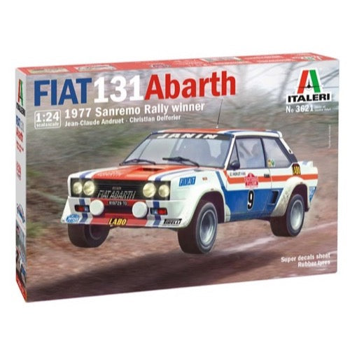 Italeri 3621S 1/24 Fiat 131 Abarth San Remo Rally Winner 1977