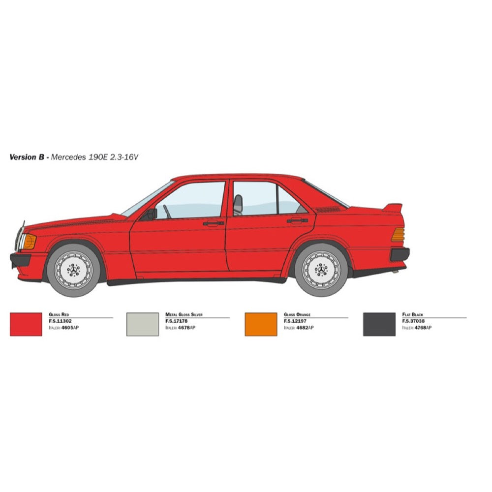 Italeri 3624S 1/24 Mercedes Benz 190E