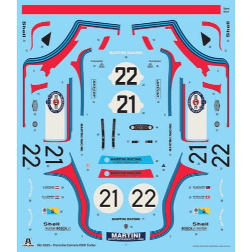 Italeri 3625S 1/24 Porsche RSR 934