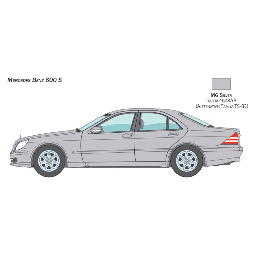 Italeri 3638 1/24 Mercedes-Benz 600S