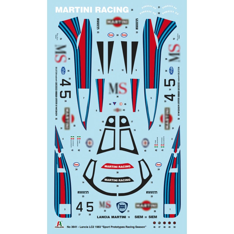 Italeri 3641 1/24 Lancia LC2