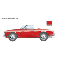 Italeri 3653 1/24 Alpha Romeo Gulietta Spyder 1600