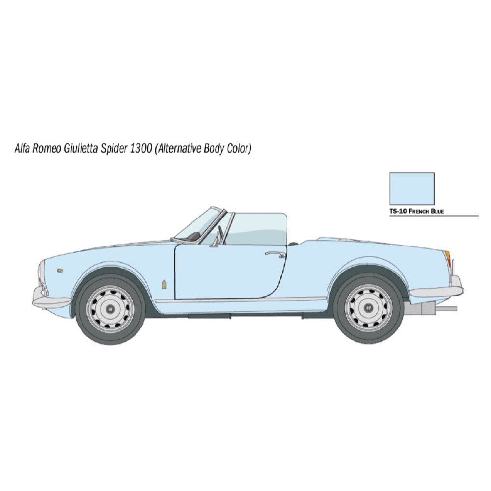 Italeri 3653 1/24 Alpha Romeo Gulietta Spyder 1600
