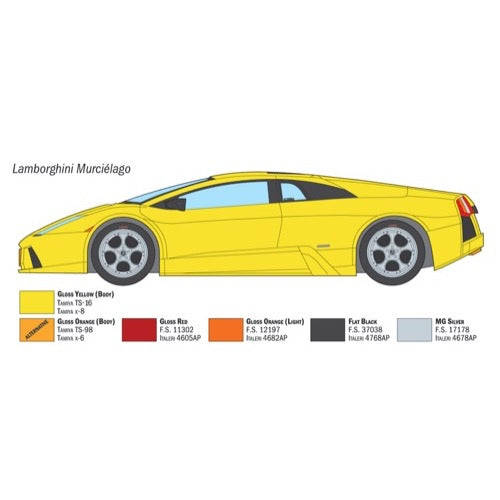 Italeri 3672S 1/24 Lamborghini Murci‚àö¬©lago