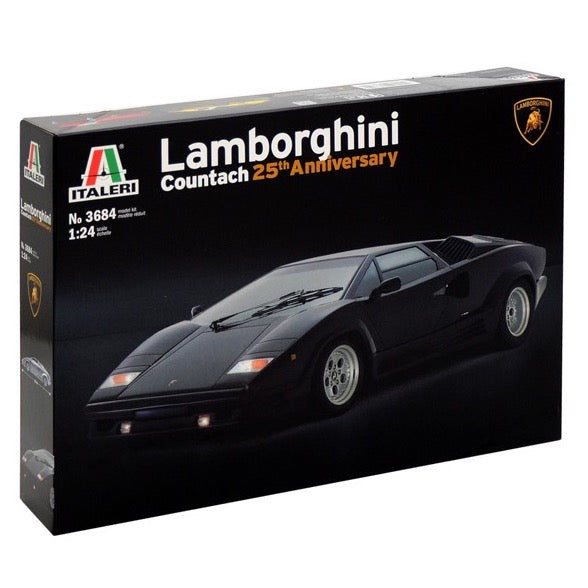 Italeri 3684S 1/24 Lamborghini Countach 25th Anniversary