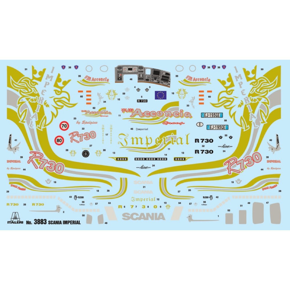 Italeri 3883S Scania R V8 Topline Imperial