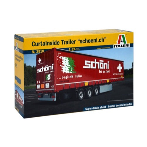 Italeri 3918 1/24 Curtainside Trailer