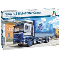 Italeri 3945 1/24 Volvo F16 Globetrotter Canvas with Elevator