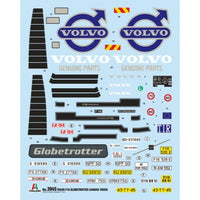 Italeri 3945 1/24 Volvo F16 Globetrotter Canvas with Elevator 8001283039451