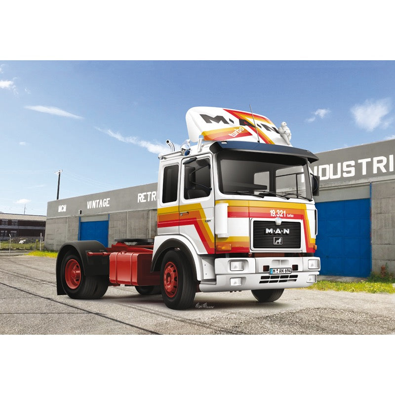 Italeri 3946 1/24 Man F8 19.321 2 Axle Tractor Plastic Model Kit