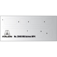 Italeri 3948 1/24 Mercedes Benz MP4 Big Space