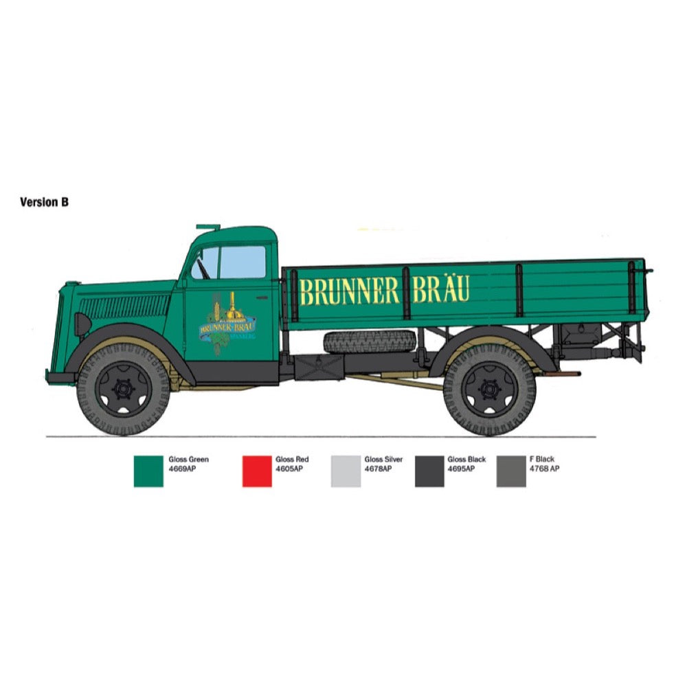 Italeri 3960 1/24 Opel Blitz Classic
