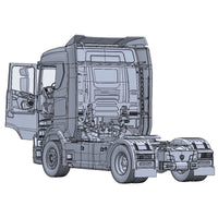 Italeri 3961 1/24 Scania S770 4x2 Normal Roof