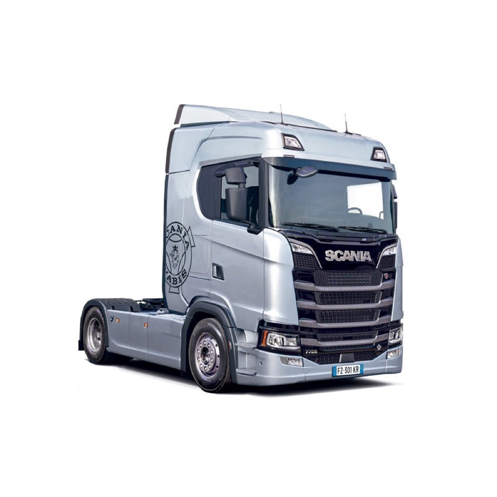Italeri 3971S 1/24 Scania S770 4x2 Normal Roof Grey Cab (Super Decal Sheet)