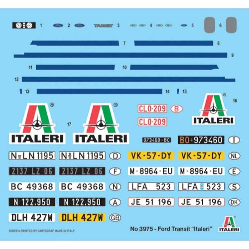 Italeri 3975S 1/24 Ford Transit Italeri