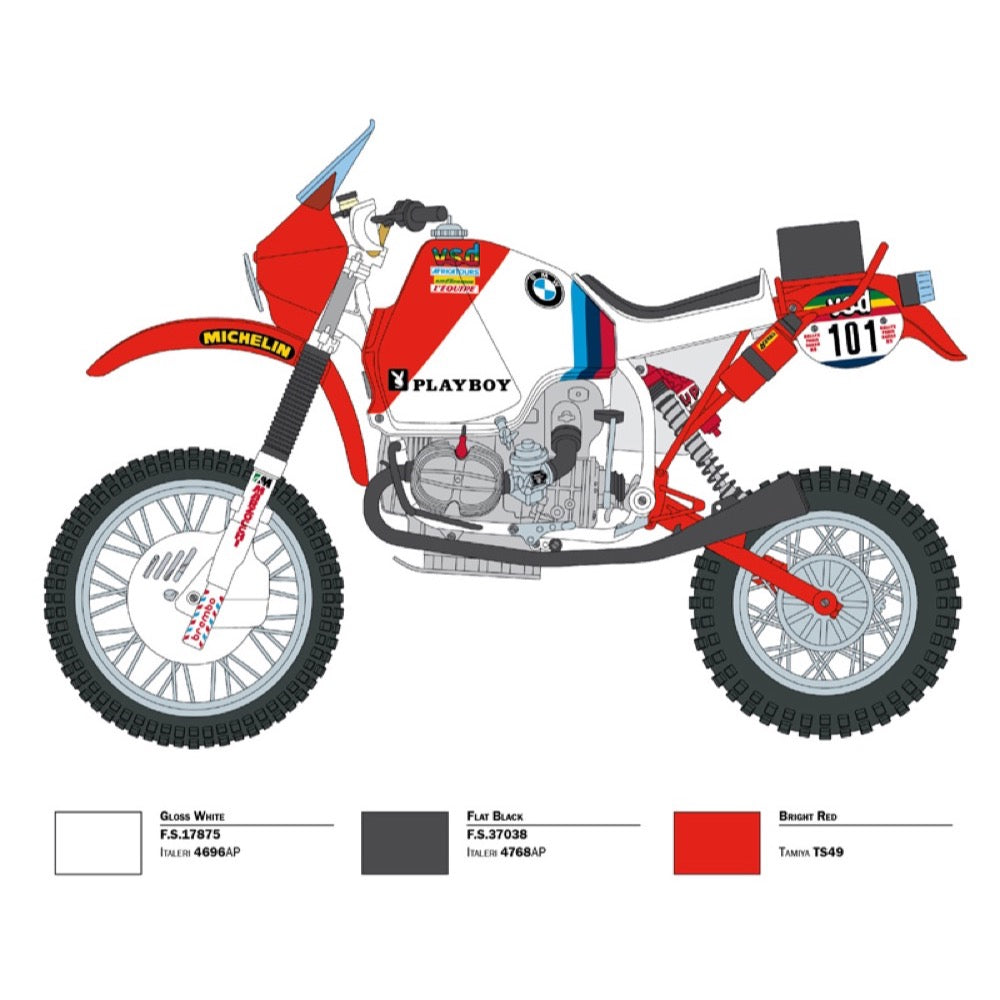 Italeri 4641 1/9 B.M.W. 1000 Dakar 1985 Paris - Dakar Version
