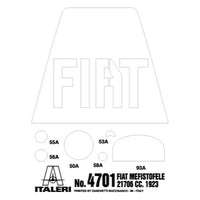 Italeri 4701 1/12 Fiat Mefistofele 8001283047012