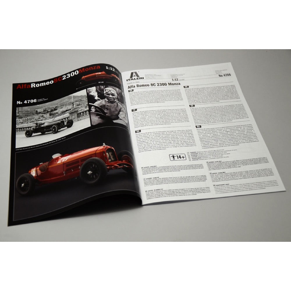 Italeri 4706 1/12 Alfa Romeo 8C 2300 Monza