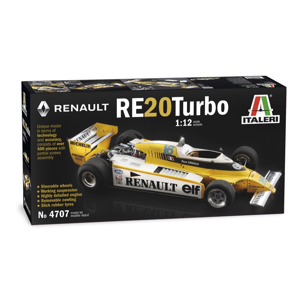 Italeri 4707 1/12 Renault RE 20 Turbo 8001283047074