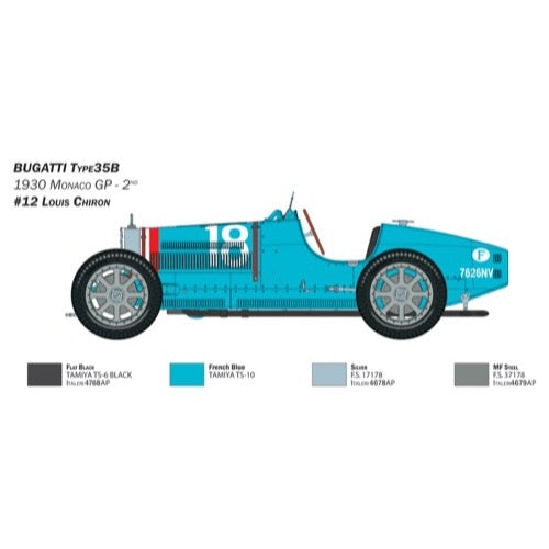 Italeri 4710 1/12 Bugatti 35 Type B