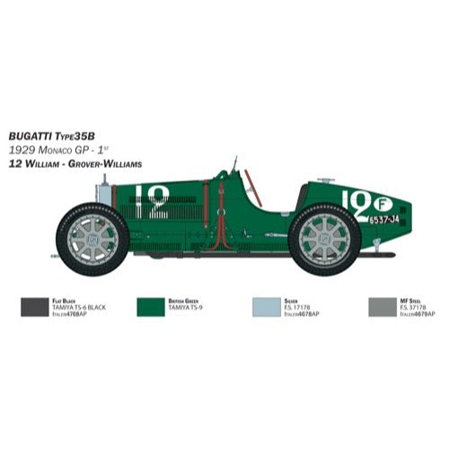 Italeri 4710 1/12 Bugatti 35 Type B