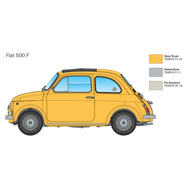 Italeri 4715 1/12 FIAT 500 F 1968 Upgraded Edition