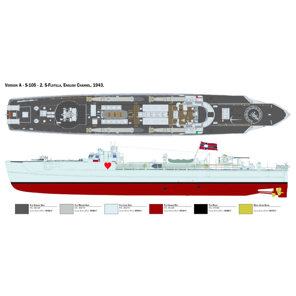 Italeri 5620 1/35 Schnellboot S-38