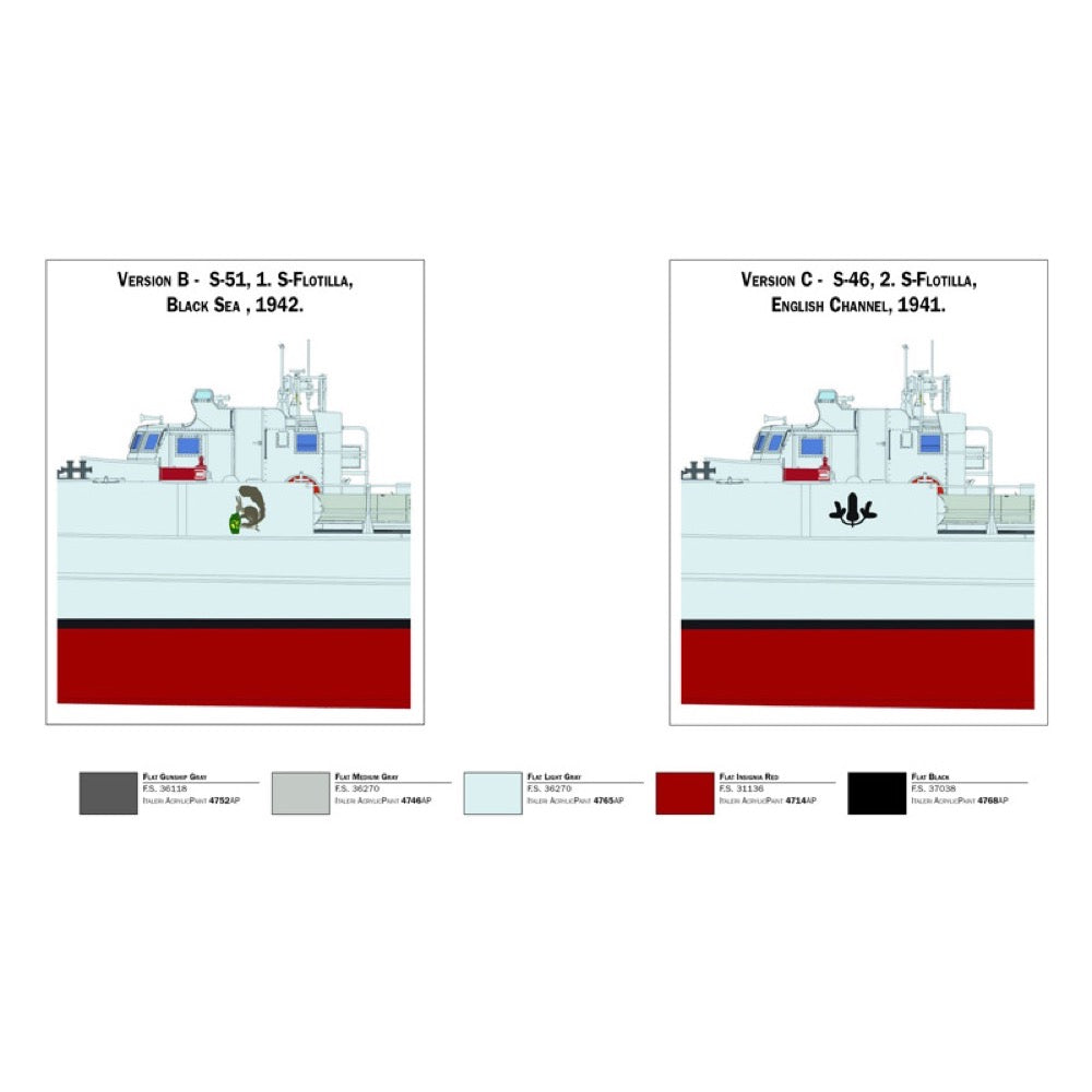 Italeri 5620 1/35 Schnellboot S-38