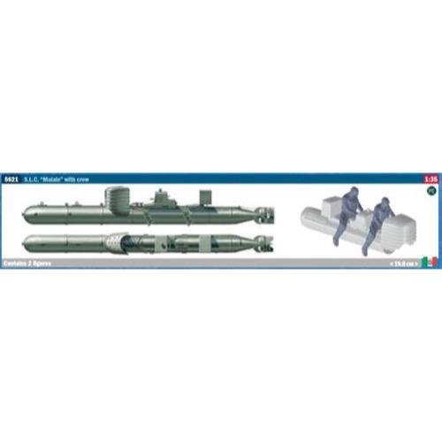 Italeri 5621S 1/35 S L C Maiale with Crew