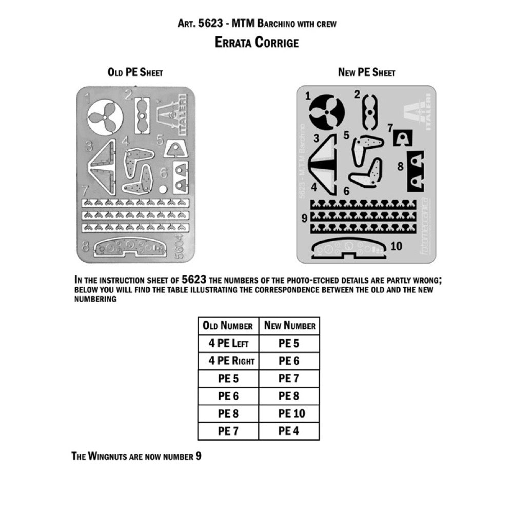 Italeri 5623S 1/35 M T M Barchino with Crew