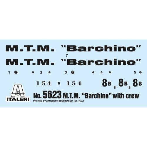 Italeri 5623S 1/35 M T M Barchino with Crew