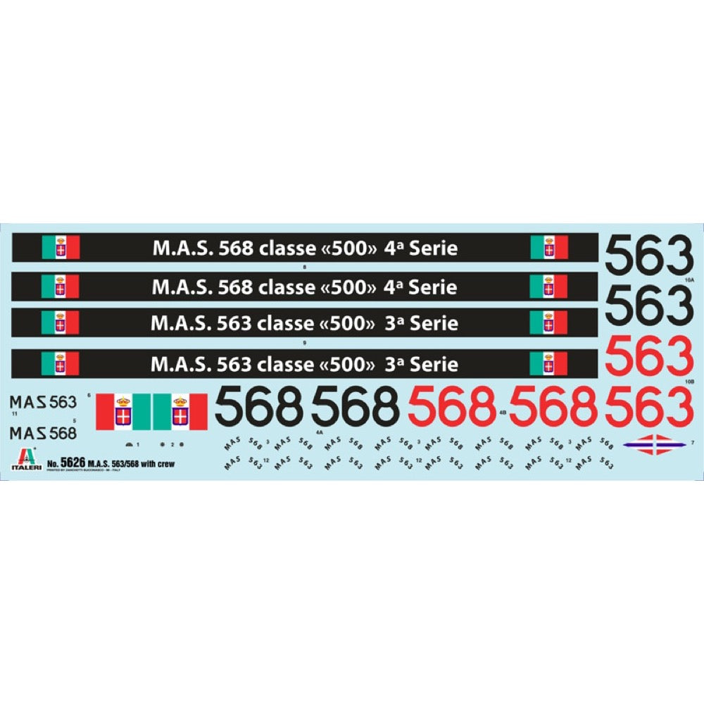 Italeri 5626S 1/35 M A S 568 4A Serie with Crew