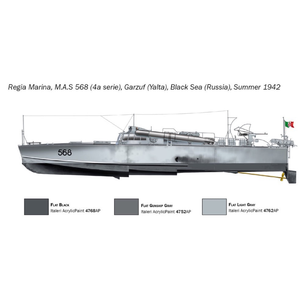 Italeri 5626S 1/35 M A S 568 4A Serie with Crew