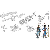 Italeri 6031 1/72 French Artillery Figures Set Napoleonic Wars