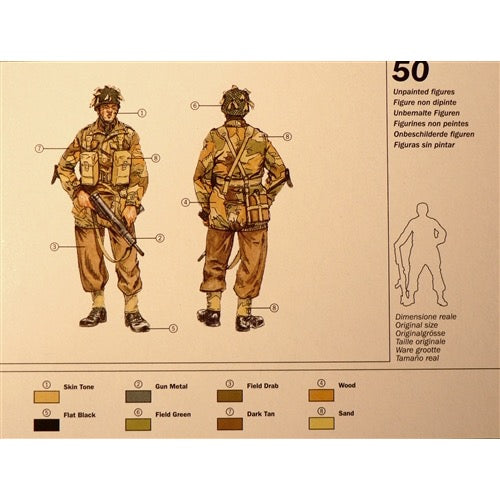 Italeri 6034 1/72 WWII British Paratroopers: Red Devils