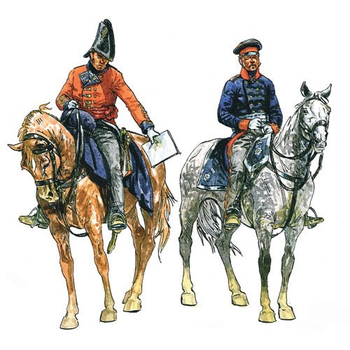 Italeri 6065 1/72 British and Prussian Allied General Staff
