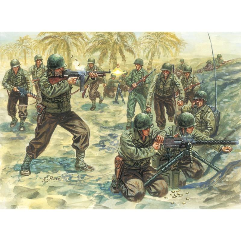 Italeri 6120 1/72 US Infantry WWII Plastic Model Kit
