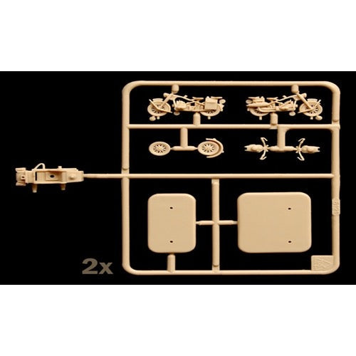 Italeri 6121 1/72 WWII German Motorcycles
