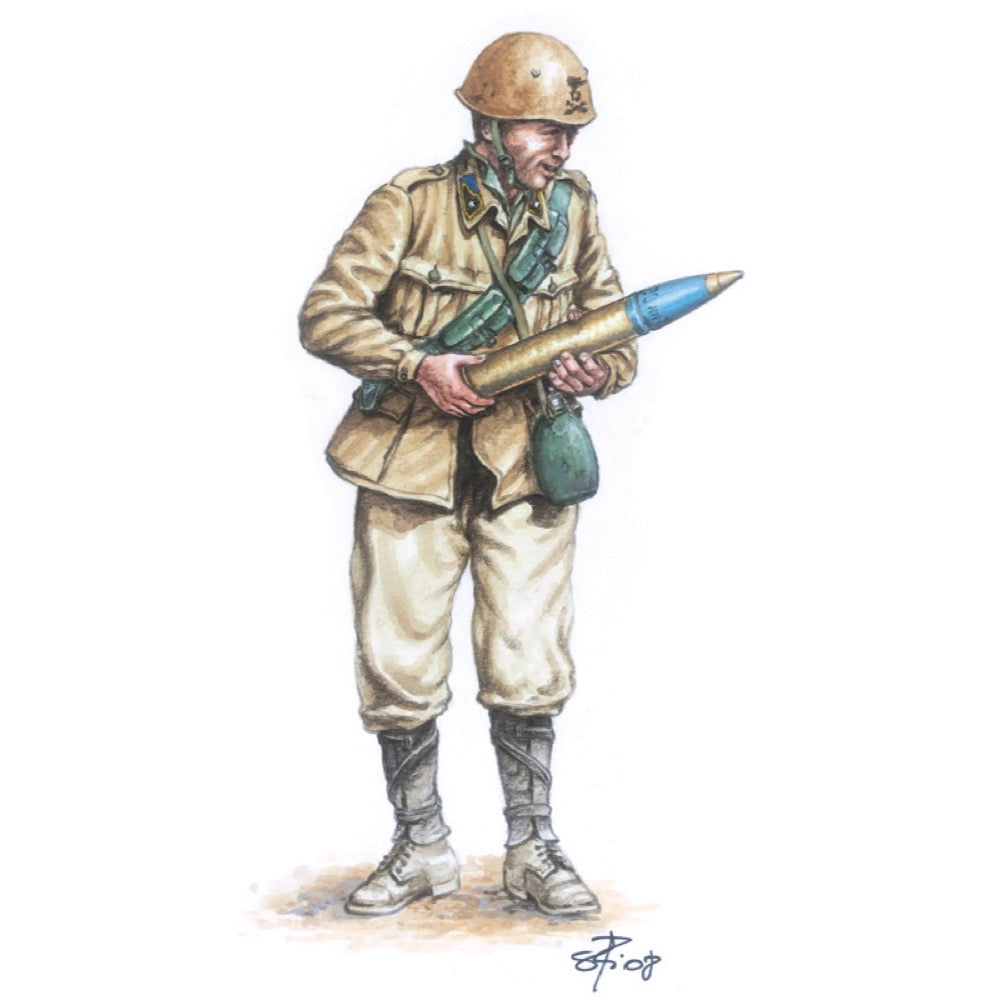 Italeri 6122 1/72 Italian 90/53 Gun and Crew