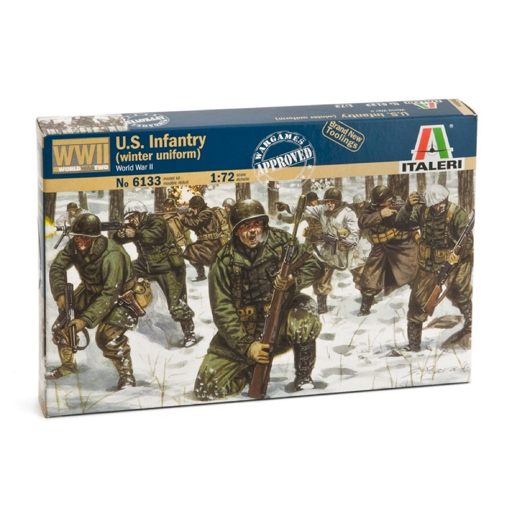 Italeri 6133 1/72 US Infantry WWII Winter Uniform Figures